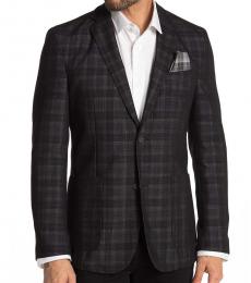 Vince Camuto Dark Grey Two Button Lapel Jacket