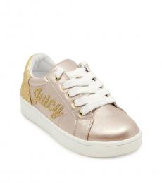Juicy Couture Little Girls Blush Arcata Satin Sneakers