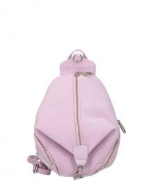 Light Purple Solid Mini Backpack