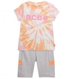 BCBGirls 2 Piece Tie-Dye T-Shirt/Shorts Set (Girls)