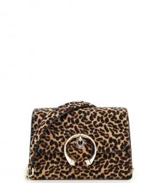 Jimmy Choo Leopard Print Madeline Small Crossbody Bag