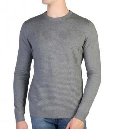 Grey Solid Sweater