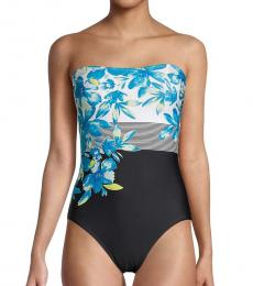 Calvin Klein Multicolor Off-The-Shoulder Swimsuit