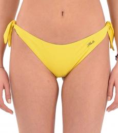 Karl Lagerfeld Yellow Tie Side Bikini