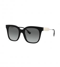 Burberry Black Evelyn Square Sunglasses