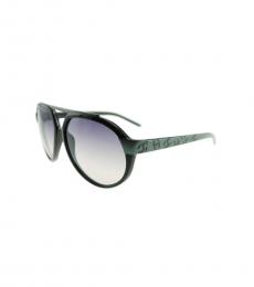 Just Cavalli Black Green Aviator Sunglasses
