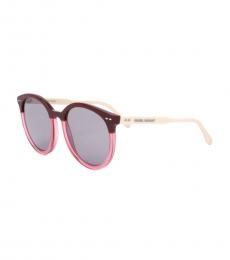 Isabel Marant Two Tone Round Sunglasses