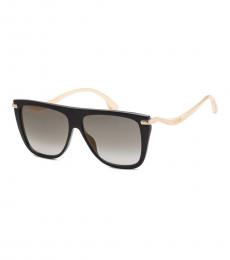 Jimmy Choo Black Browbar Sunglasses