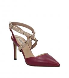 Valentino Garavani Violet Rockstud Strap Heels