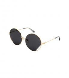 Moschino Dark Grey Round Sunglasses
