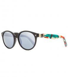 Dsquared2 Black Camo Round Sunglasses