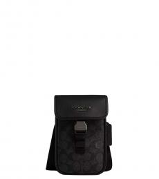 Coach Black Racer Mini Crossbody Bag