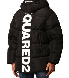 Dsquared2 Black Removable Hood Down Jacket