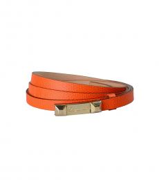 Orange Double Wrap Belt
