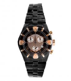Roberto Cavalli Silver Diamond Time Watch