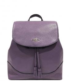 Purple Elle Small Backpack