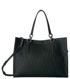 Calvin Klein Black Reversible East/West Large Tote