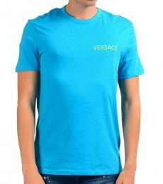 Versace Jeans Couture Blue Graphic Print T-Shirt