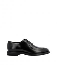 Brunello Cucinelli Black Leather Lace Ups