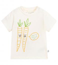 Stella McCartney Baby Girls Ivory Graphic T-Shirt