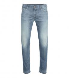 Emporio Armani Light Blue Extra Slim Fit Jeans