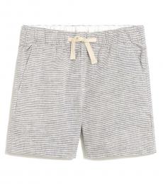 J.Crew Boys Linen Horizontal Stripe Short