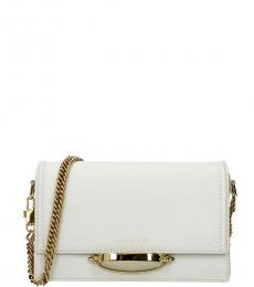 Alexander McQueen White Solid Small Shoulder Bag