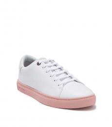 Ted Baker Dusty Pink White Color Sole Sneakers