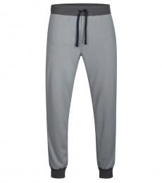 Grey Solid Pullover Joggers