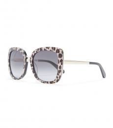 Leopard Kimora Gradient Sunglasses