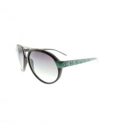 Just Cavalli Black Green Aviator Sunglasses