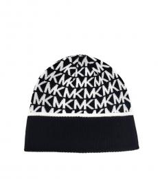 Michael Kors Black Logo Beanie Hat