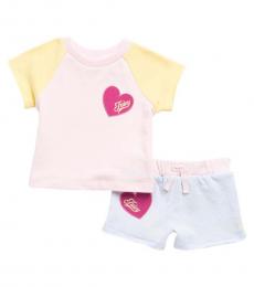 Juicy Couture 2 Piece T-Shirt/Short Set (Baby Girls)
