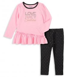 Juicy Couture 2 Piece Top/Leggings Set (Baby Girls)