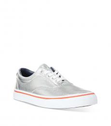 Ralph Lauren Silver Thornton Sneakers