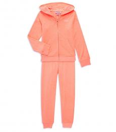 Juicy Couture 2 Piece Hoodie/Joggers Set (Little Girls)