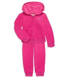 Juicy Couture 2 Piece Hoodie/Joggers Set (Little Girls)