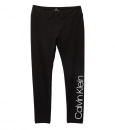 Calvin Klein Girls Black Performance Leggings