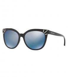 Tory Burch Royal Navy Rounded Cat-Eye Sunglasses