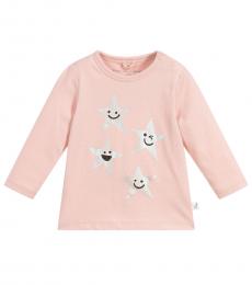 Stella McCartney Baby Girls Pink Stars T-Shirt