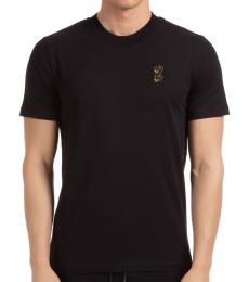 McQ Alexander McQueen Black Swallow Crewneck T-Shirt