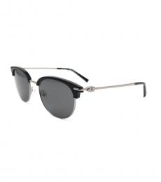 Salvatore Ferragamo Black-Ruthenium Polarized Sunglasses