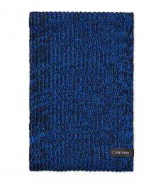 Calvin Klein Montana Sky Chunky Knit Marled Loop Scarf