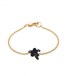 Gold Wildflower Charm Bracelet