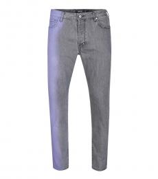 Grey Solid Jeans