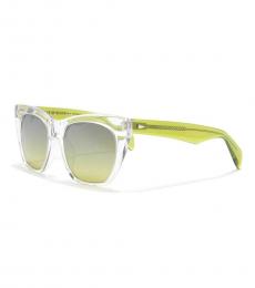 Rag And Bone Olive Green Cat Eye Sunglasses