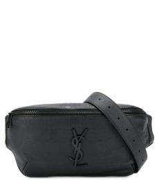 Saint Laurent Black Monogramme Small Crossbody Bag
