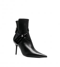 Off-White Black Nappa Leather Ankle Boots