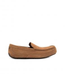 UGG Brown Suede Loafers