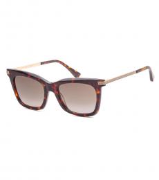 Jimmy Choo Dark Brown Square Sunglasses